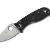Discount Spyderco Lil' Temperance 3 Black Spyderedge