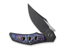 Best WE Knife Magnetron Black Flamed Titanium