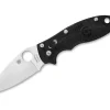 Discount Spyderco Manix 2 Black Frcp Plain Edge