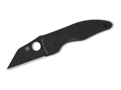 Clearance Spyderco Microjimbo G10 Black Blade Plainedge
