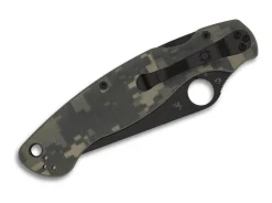Clearance Spyderco Military 2 G10 Digital Camo Black Blade Plainedge