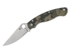Clearance Spyderco Military 2 G10 Digital Camo Plainedge