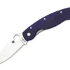 Clearance Spyderco Military G10 Dark Blue