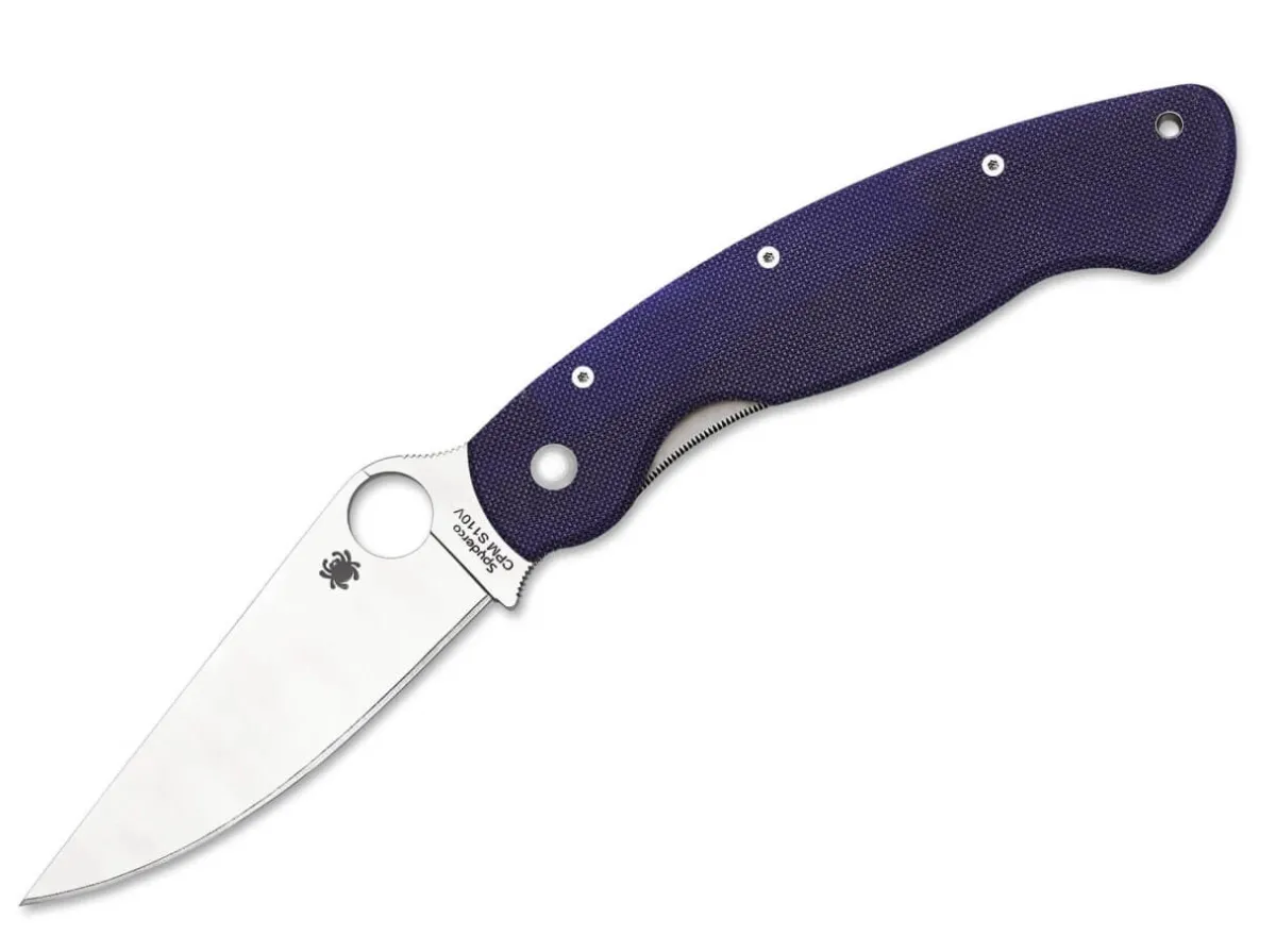 Clearance Spyderco Military G10 Dark Blue