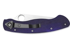 Clearance Spyderco Military G10 Dark Blue