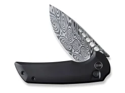 Online WE Knife Mini Malice Titanium Black Damascus