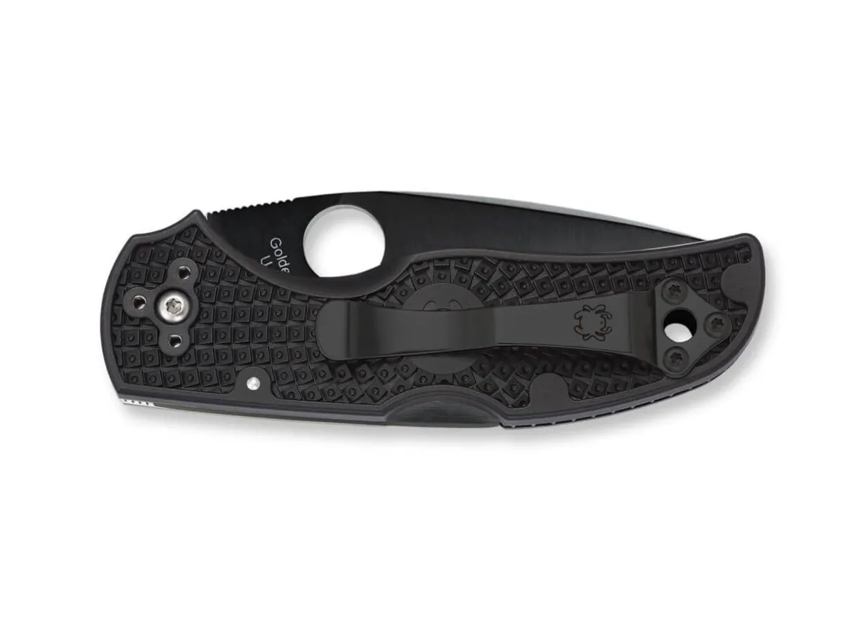 Online Spyderco Native 5 All Black Serrated