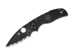 New Spyderco Native 5 All Black Serrated