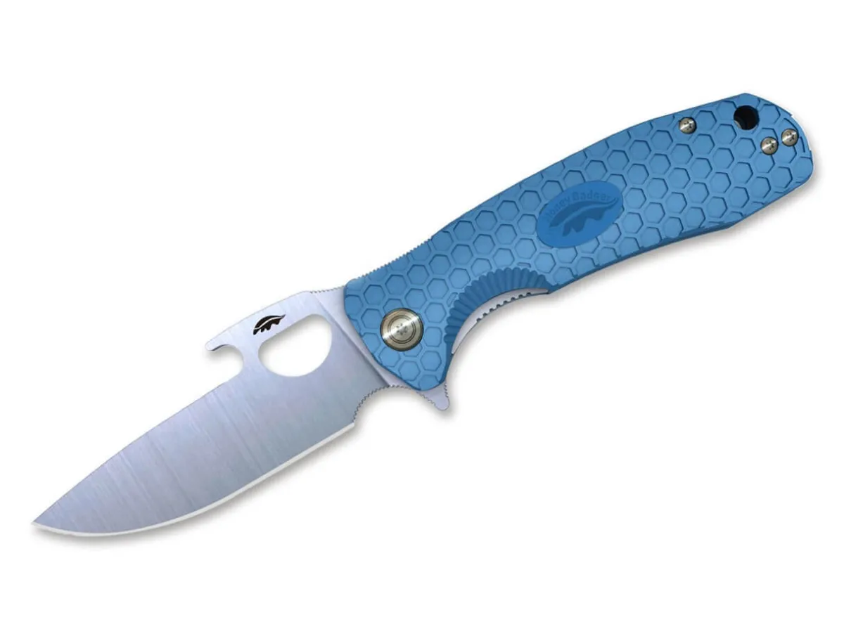 Best Honey Badger Opener Small Blue 8Cr13Mov Dp