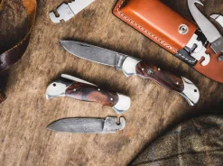 Clearance Böker Manufaktur Solingen Optima Ironwood Damast