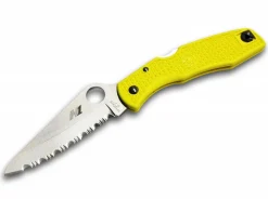 Online Spyderco Pacific Salt Yellow Serrated