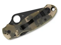 Sale Spyderco Para 3 Camo Black Blade