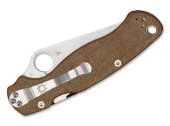 Sale Spyderco Para Military 2 Brown Micarta Cruwear