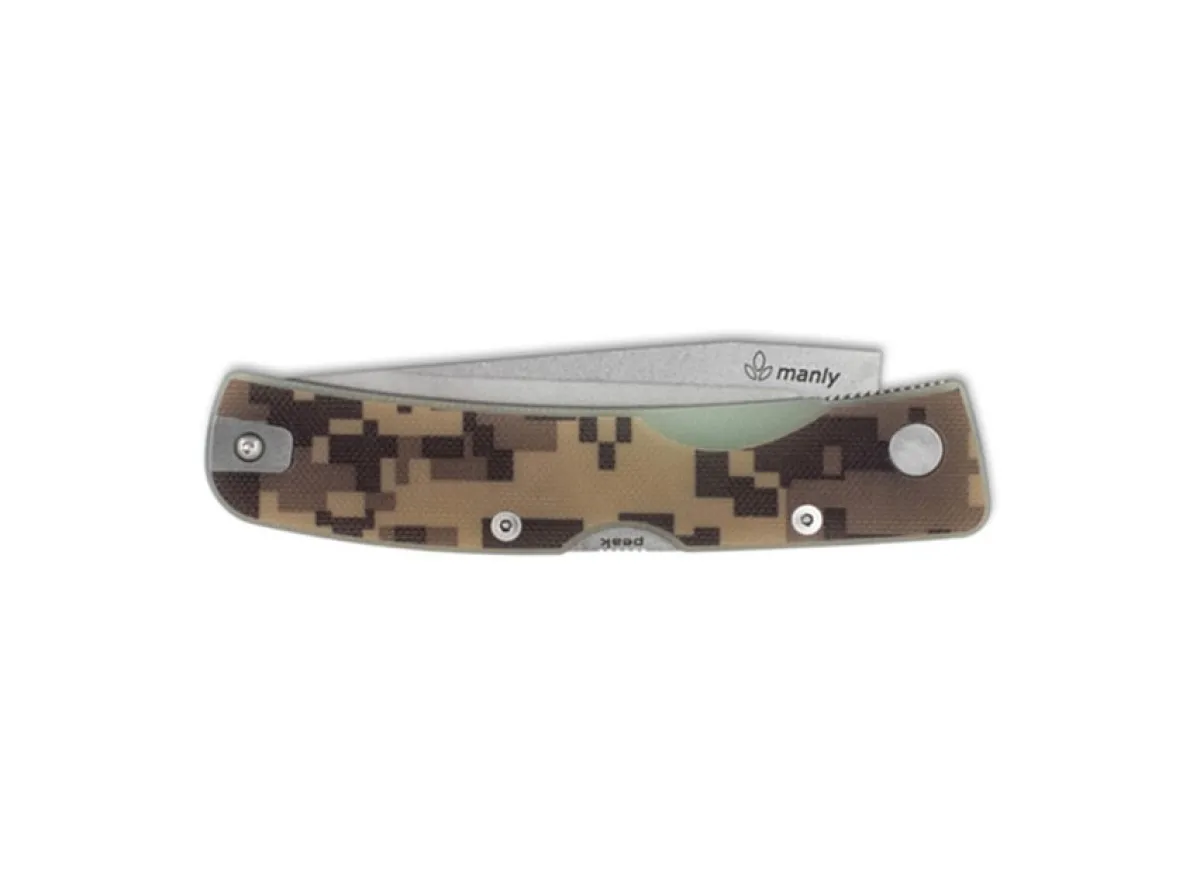 Sale Manly Peak D2 Desert Camo Two Hand Opening