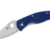 Clearance Spyderco Persistence Lightweight Blue Cpm-S35Vn Spyderedge