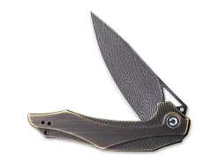 Clearance CIVIVI Plethiros Black Brass Damascus