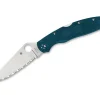 Outlet Spyderco Police 4 Lightweight K390 Spyderedge Blue