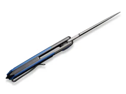 Best WE Knife Press Check Titanium G10 Black Blue Dp