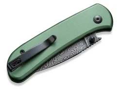 CIVIVI Qubit Aluminum Green Damascus