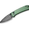 CIVIVI Qubit Aluminum Green Damascus