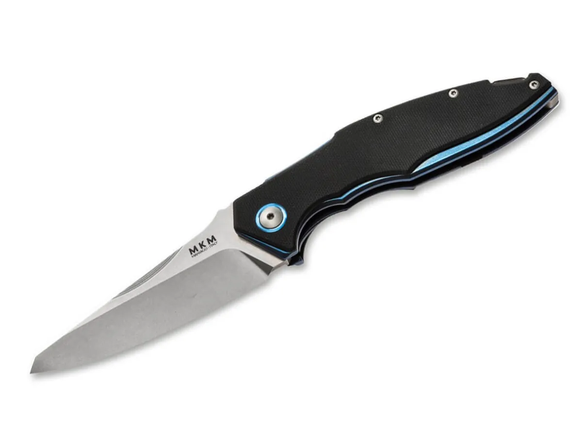New MKM Raut Black G10 Front Flipper