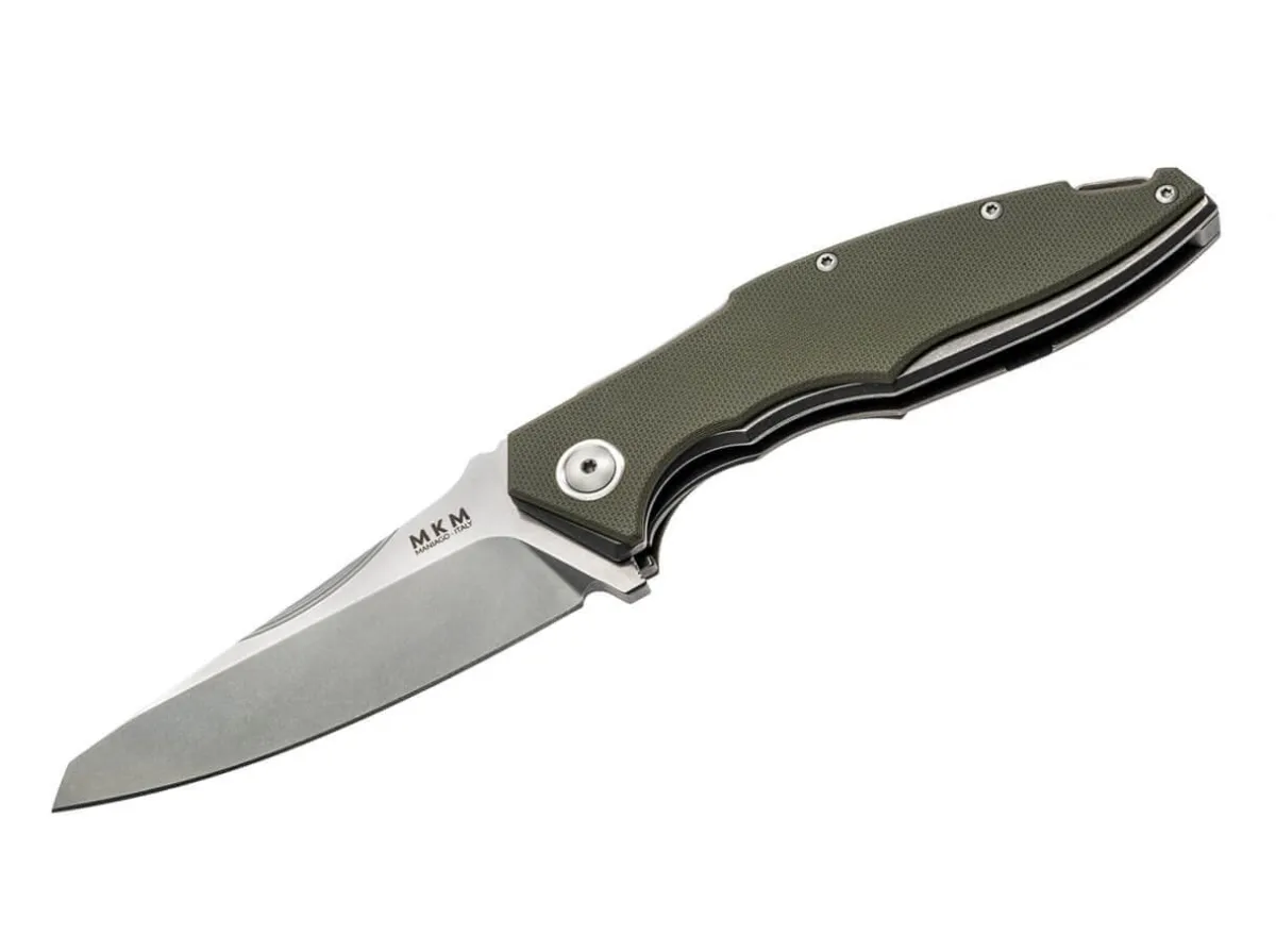 New MKM Raut Olive Drab G10 Flipper