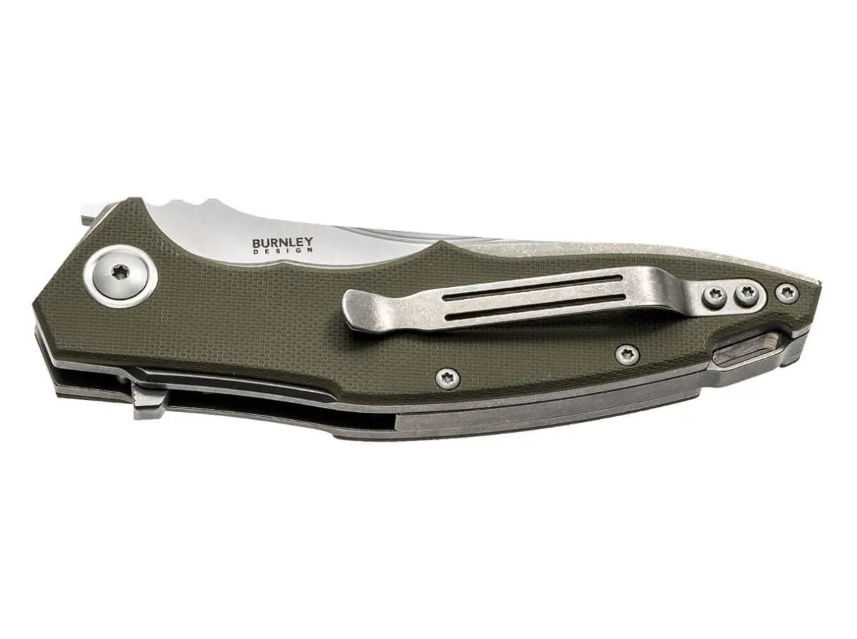 New MKM Raut Olive Drab G10 Flipper