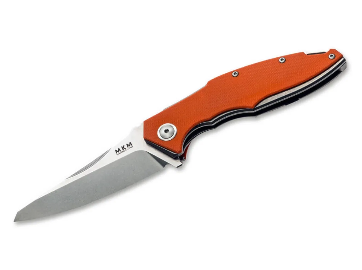 New MKM Raut Orange G10 Flipper