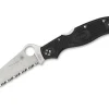 Outlet Spyderco Rescue 3 Lightweight Thin Blue Line Spyderedge