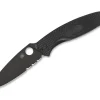 Sale Spyderco Resilience Lightweight Black Blade Combination