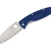 Discount Spyderco Resilience Lightweight Cpm-S-35Vn Blue Spyderedge