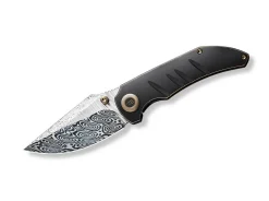 Sale WE Knife Riff-Raff Bronze & Black Titanium Damascus