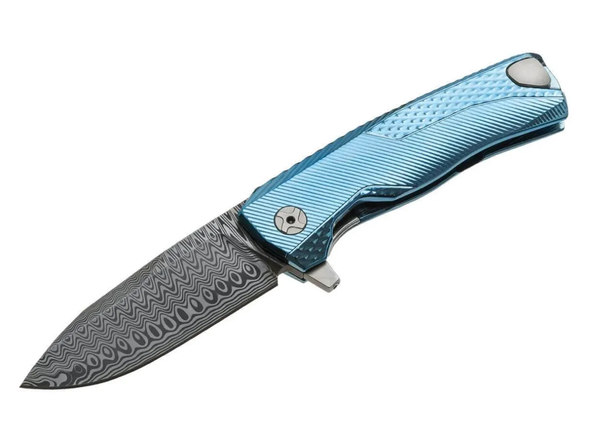 Sale LionSteel Rok Damast Blue