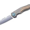 Hot MKM Root Titanium Natural Micarta