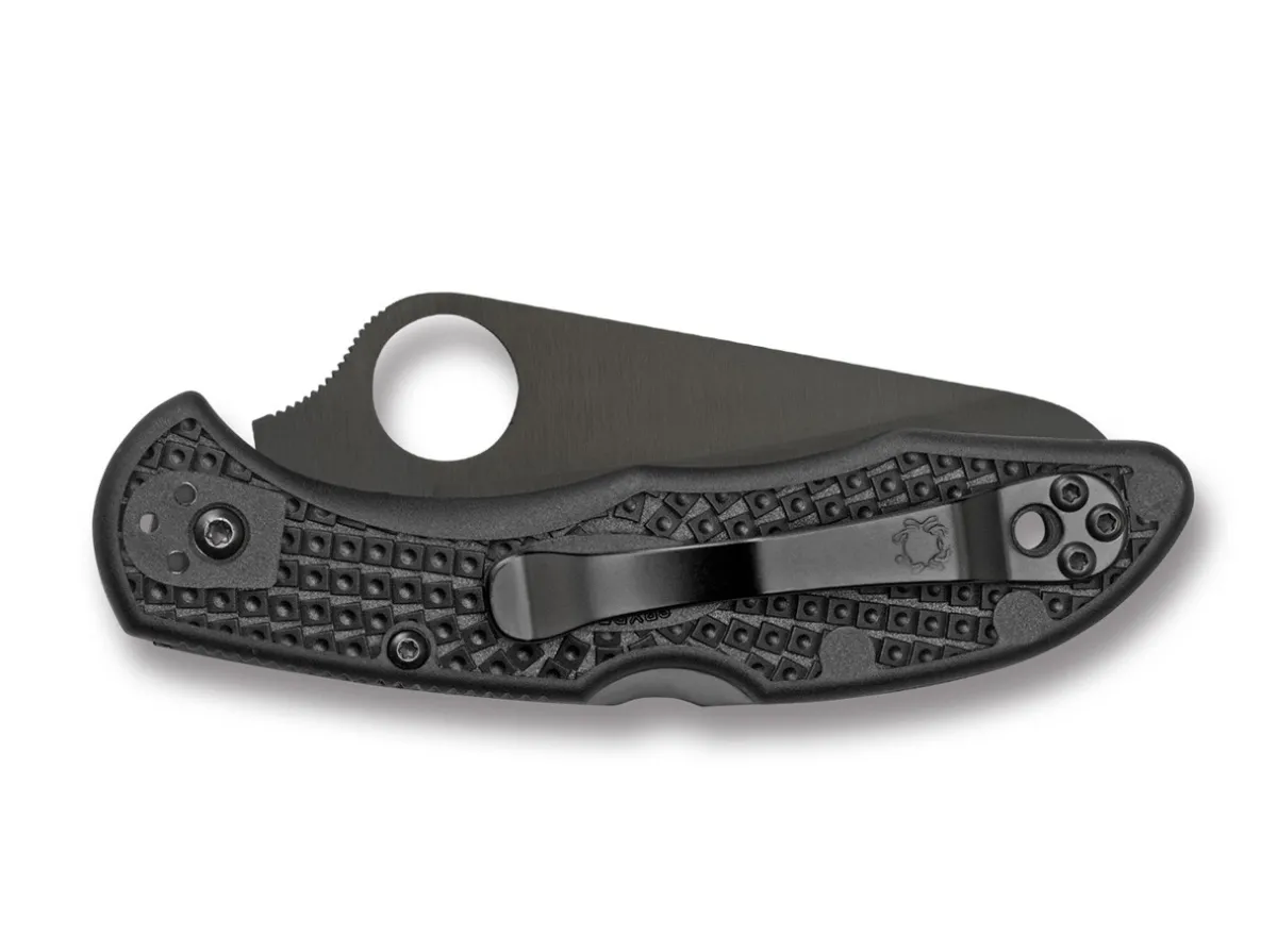 Best Spyderco Salt 2 Black Plain