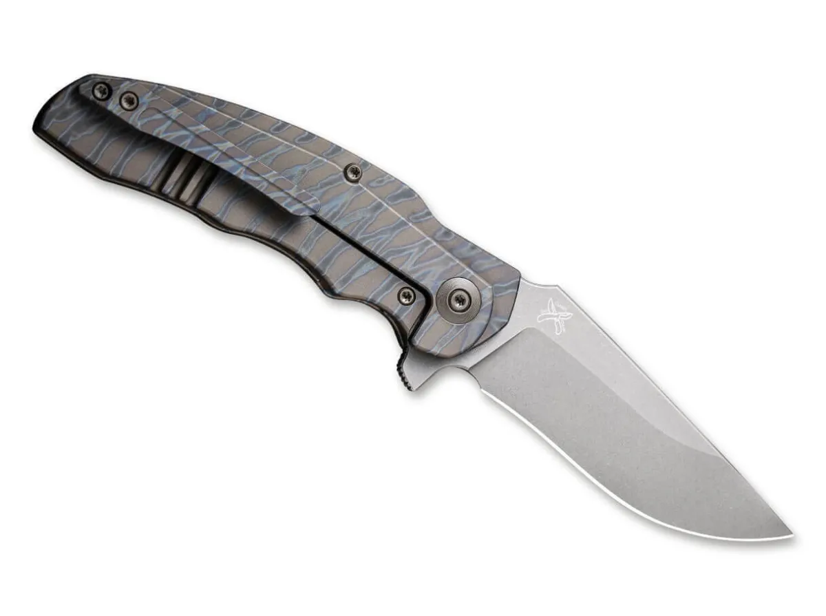 Best WE Knife Skreech Titan Tiger Stripe