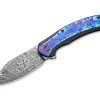Outlet WE Knife Snick Damast Titanum Timascus