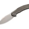 Sale WE Knife Snick Titanium Micarta Green