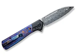 WE Knife Soothsayer Damascus Purple Timascus