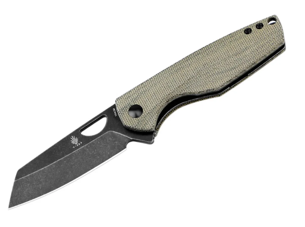 Clearance Kizer Sparrow Micarta Green