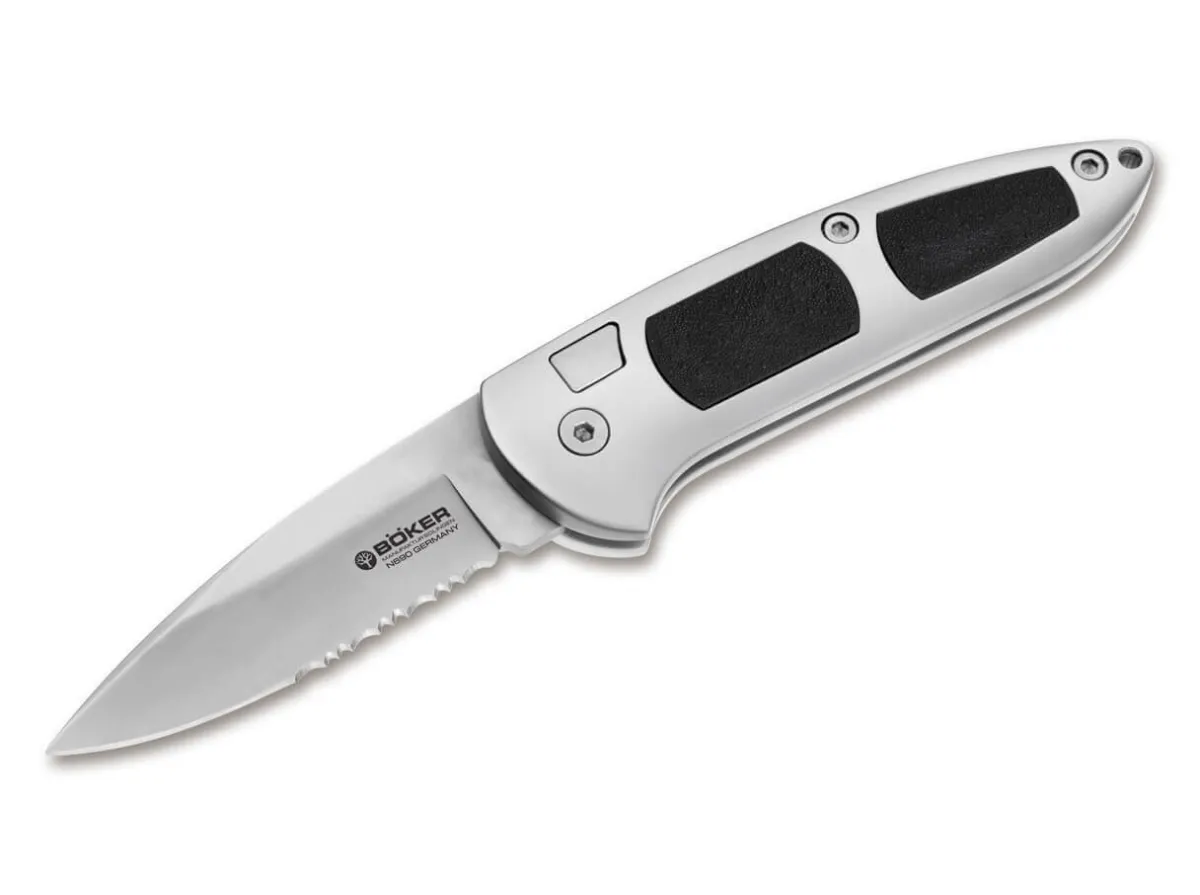 Clearance Böker Manufaktur Solingen Speedlock I 2.0 Kraton Serrated