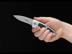 Clearance Böker Manufaktur Solingen Speedlock I 2.0 Kraton Serrated
