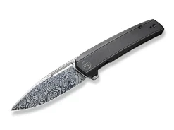 Discount WE Knife Speedster Titanium Black Damascus