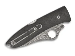 New Spyderco Spyopera Carbon Fiber Damasteel Sprint Run Plainedge