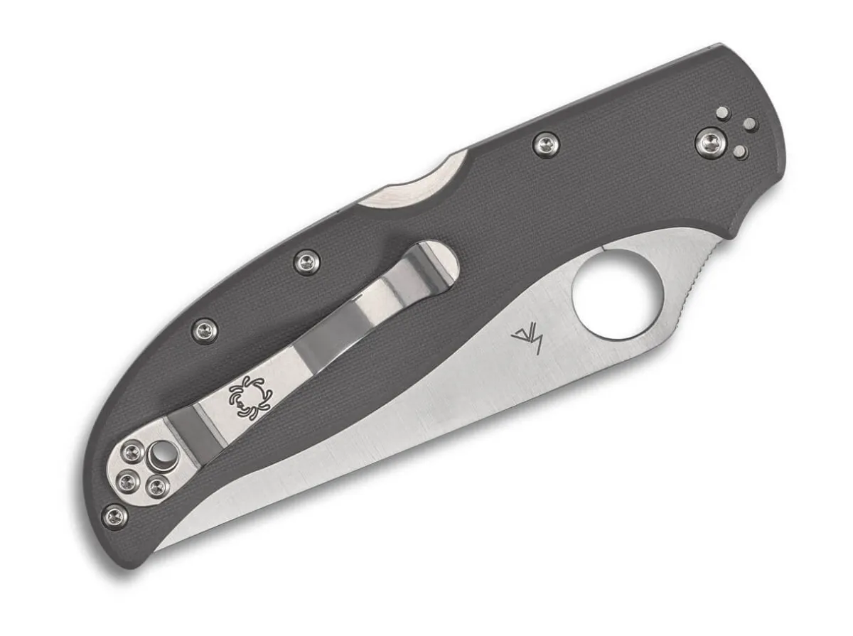 New Spyderco Stretch 2 Xl Gray G10 Cpm Cruwear Plainedge
