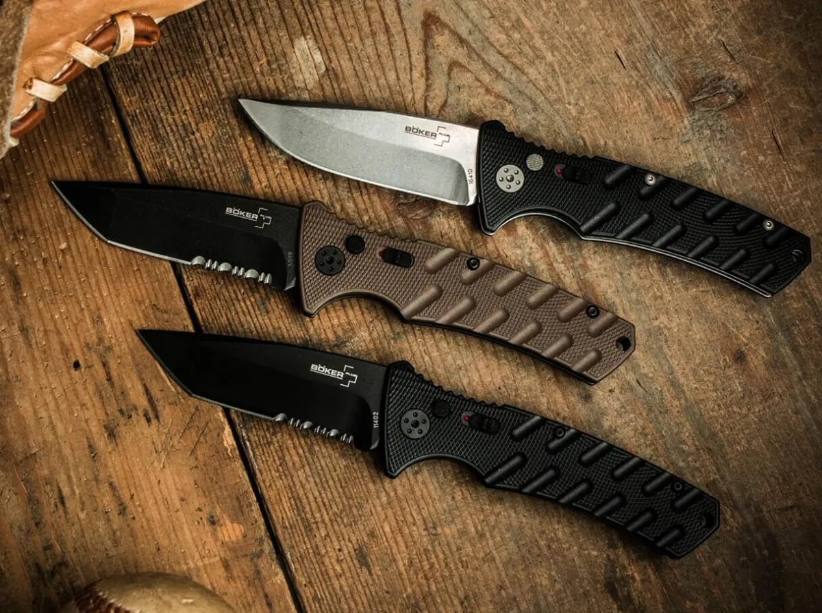 Hot Böker Plus Strike Tanto All Black