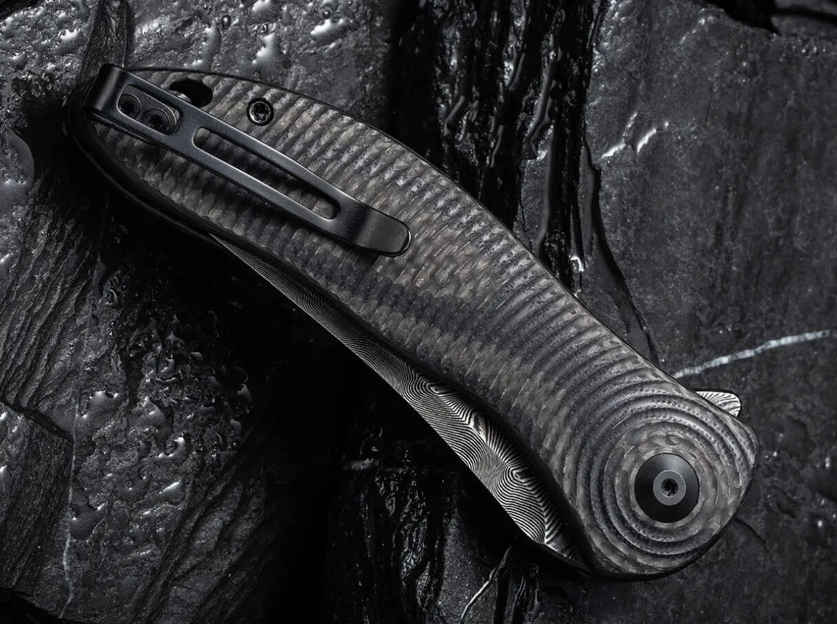 New CIVIVI Synergy 3 Damascus G10 Cf Black Tanto