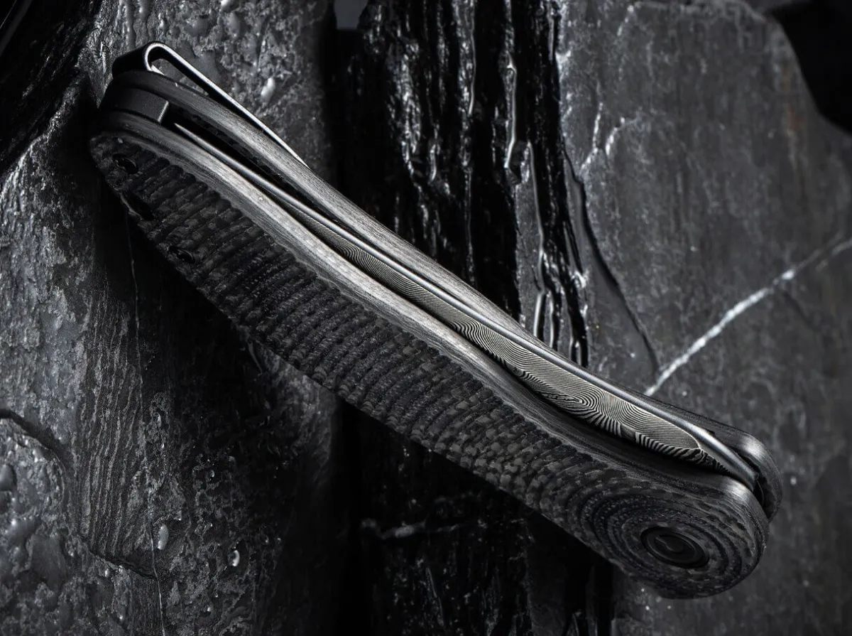 CIVIVI Synergy 3 Damascus G10 Cf Black Tanto