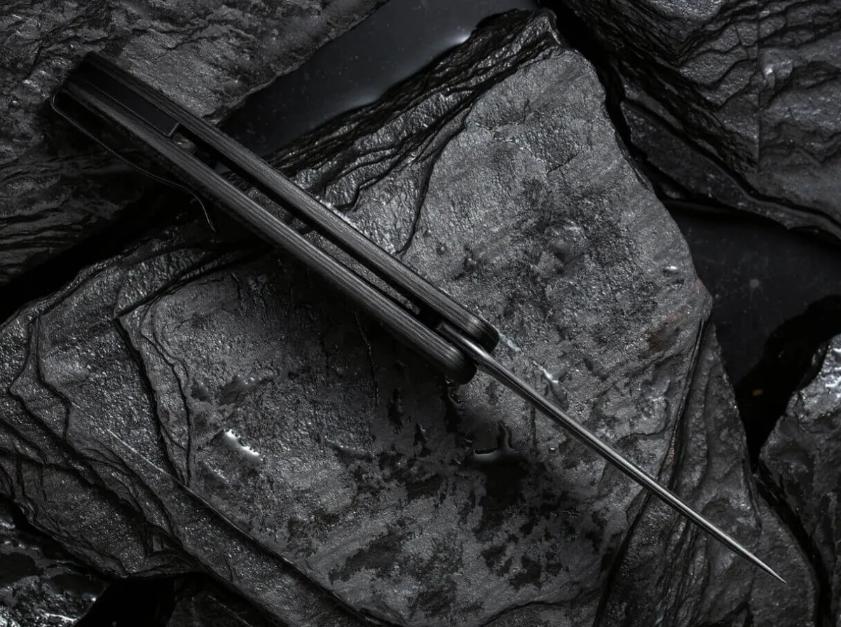 CIVIVI Synergy 3 Damascus G10 Cf Black Tanto