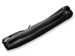 Best CIVIVI Synergy3 Black G10 Twill Carbon Damascus